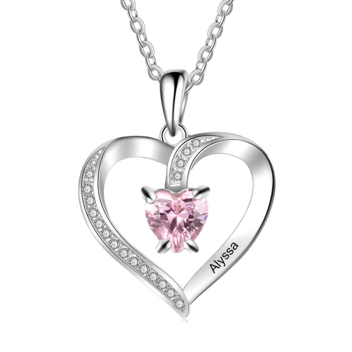 Grenzüberschreitende, schlichte, klassische, minimalistische Halskette mit herzförmigem Anhänger für Damen in Europa und Amerika, modisch_voghion.com