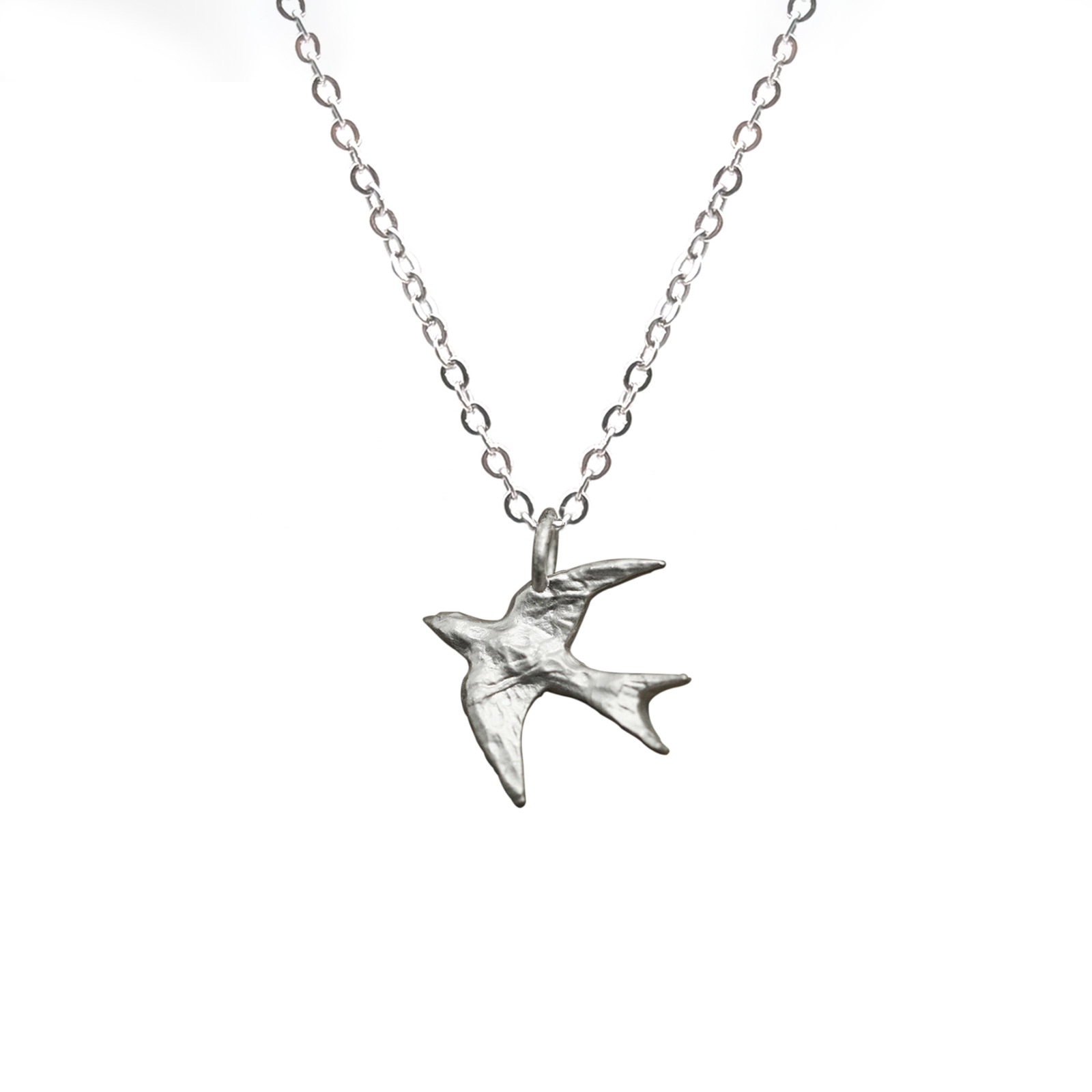 S925 Sterling Silver Free Bird Necklace Women's Luxury Niche Design Premium Handmade Pendant Choker Chain Fashion Accessory