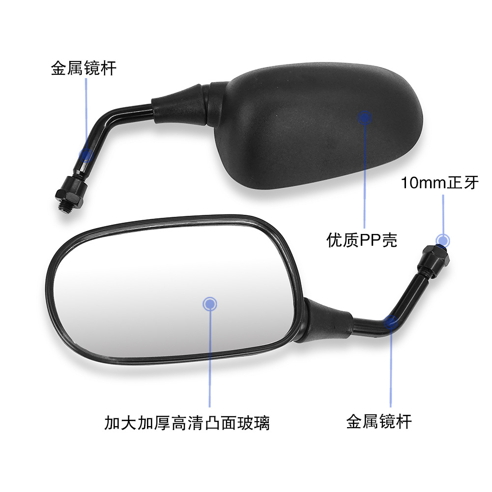 Suitable for Cb600Fhornet 2007-2011Sh3002007-2014Nss250 Motorcycle Rearview Mirror