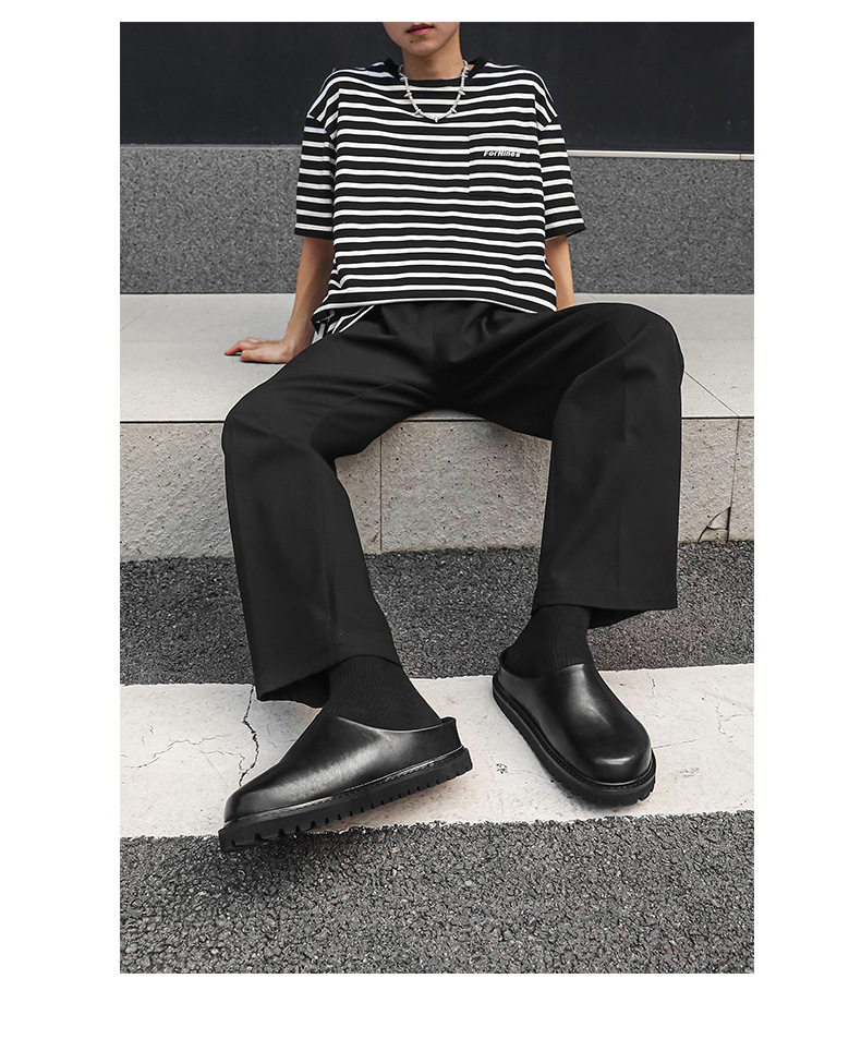 Pantofole uomo comode con suola alta antiscivolo alla moda_voghion.com