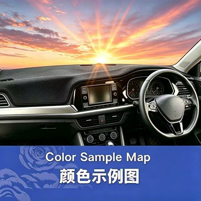 Günəş əleyhinə siperlik: Light-Proof Mat, Interior Heat Insulation - black-border-right-driving-single-layer-polyester-be-careful-without-anti-slip-bottom