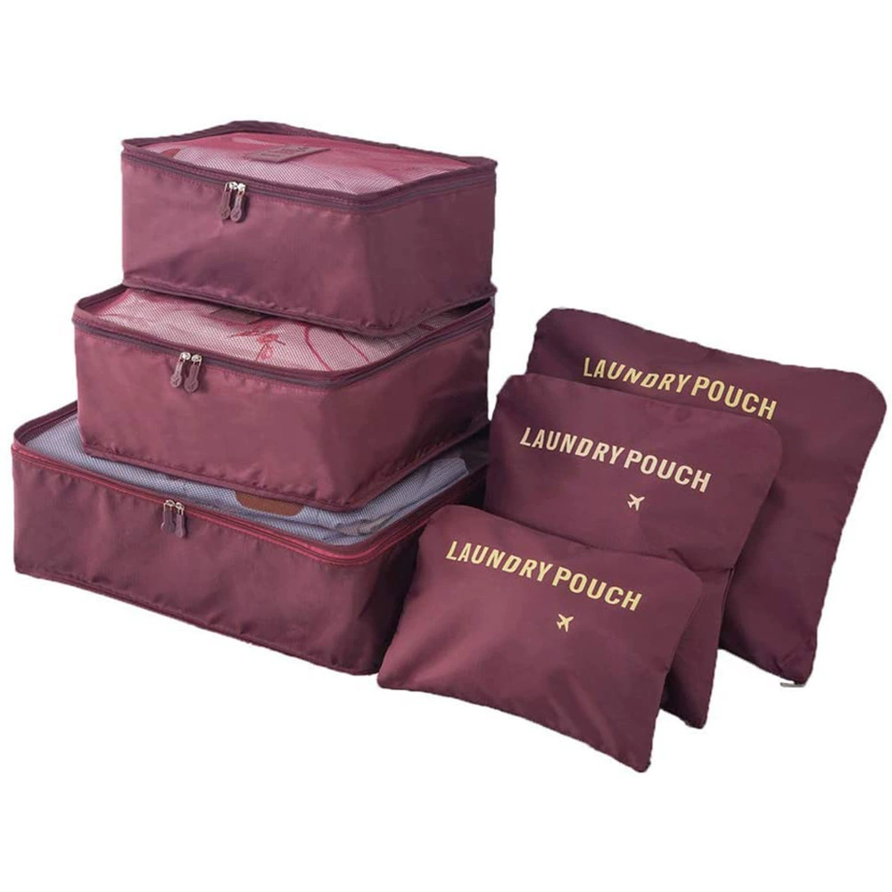 Storage bag for traveling, set, suitcase, universal container, 6 pieces