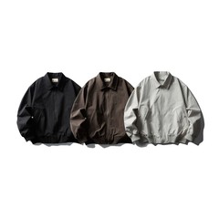 RUIIENRS x BUTTERTIGER 2025 秋季新款美式百搭翻领宽松外套JK60