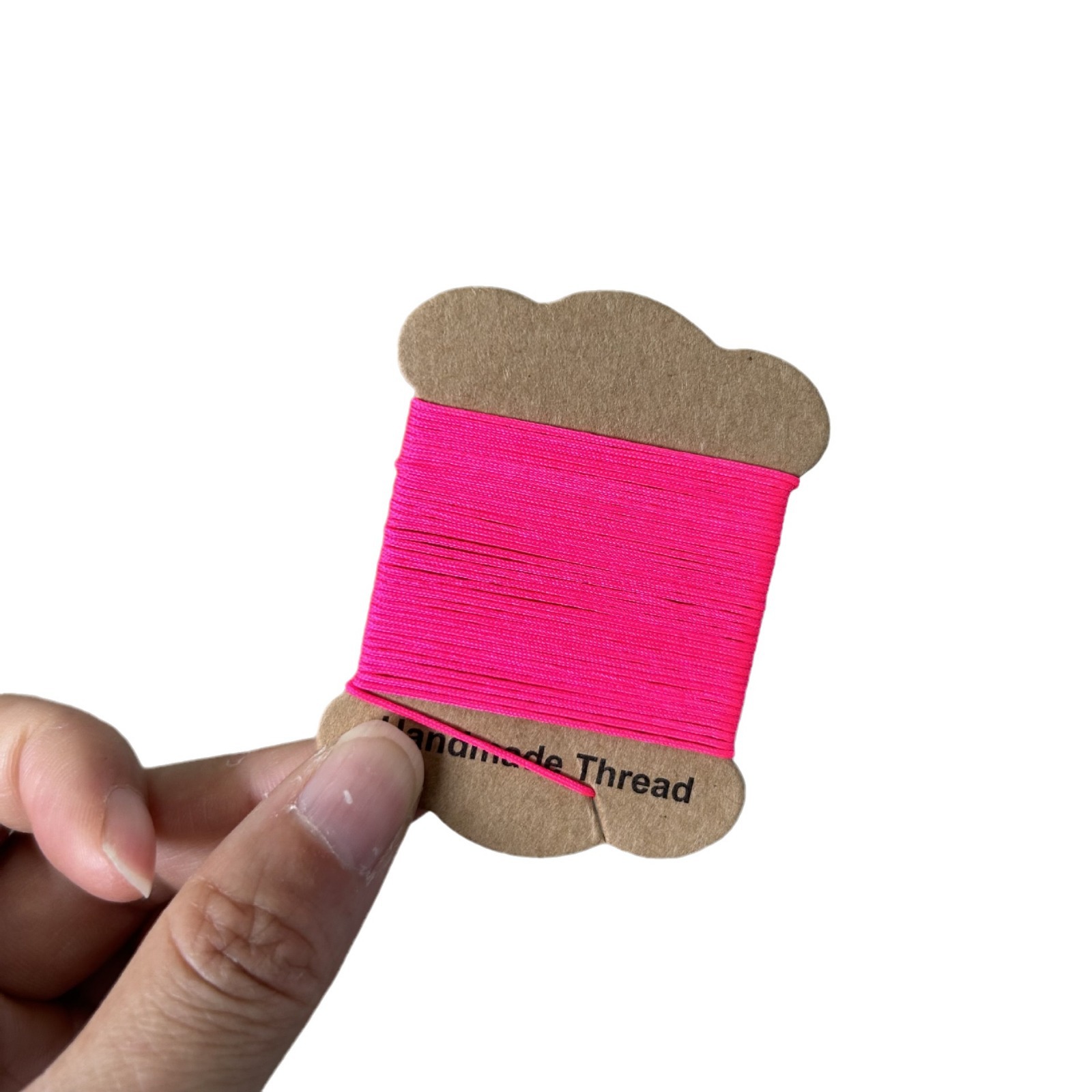 7개의 밝은 분홍색 106* 5.1m 카드