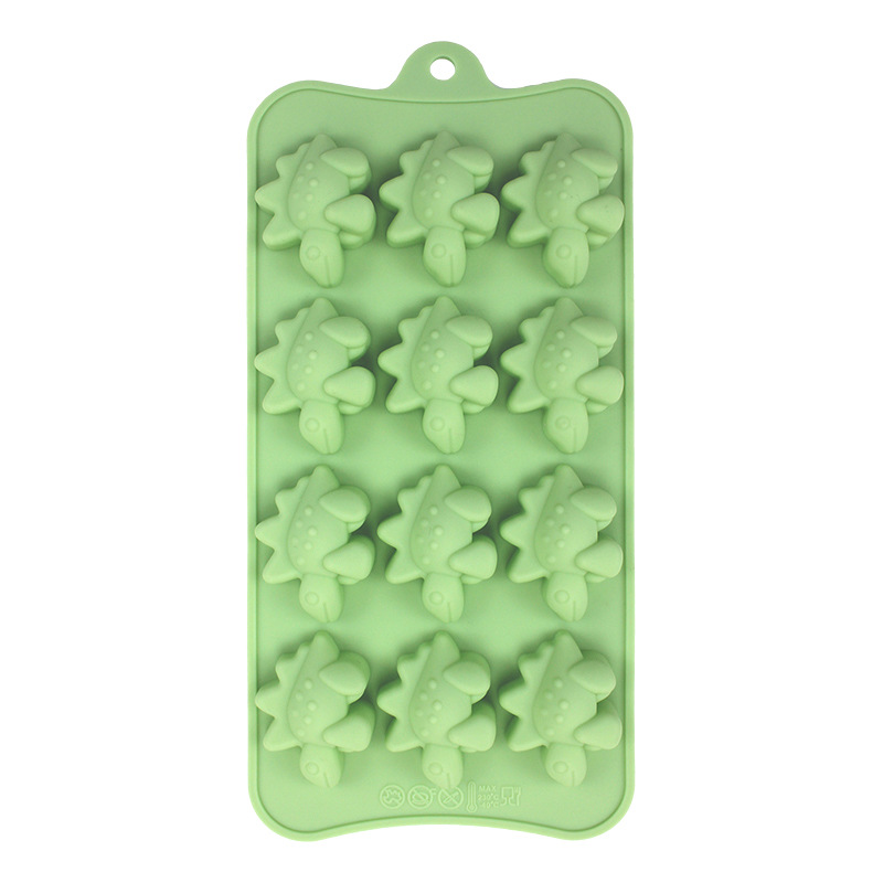 Nuevos productos transfronterizos Papá Noel árbol de Navidad galletas hombre chocolate molde de silicona 6 un molde en stock