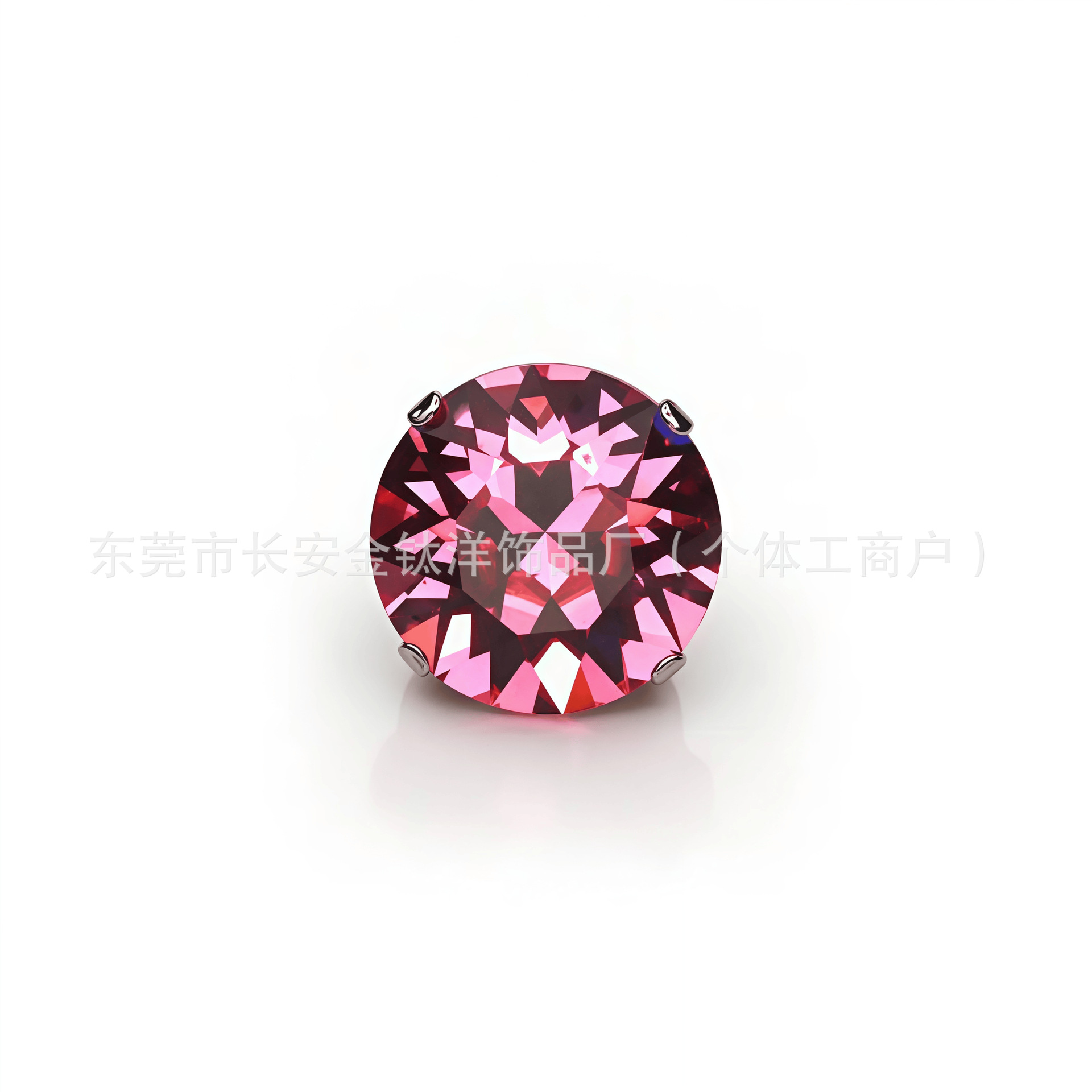 F136 Titanium Inner Thread Round Bottom Huazi Earrings Swarovski Lip Nails Ear Bone Nails G23 Titanium Alloy Body Piercing Jewelry detail image 7