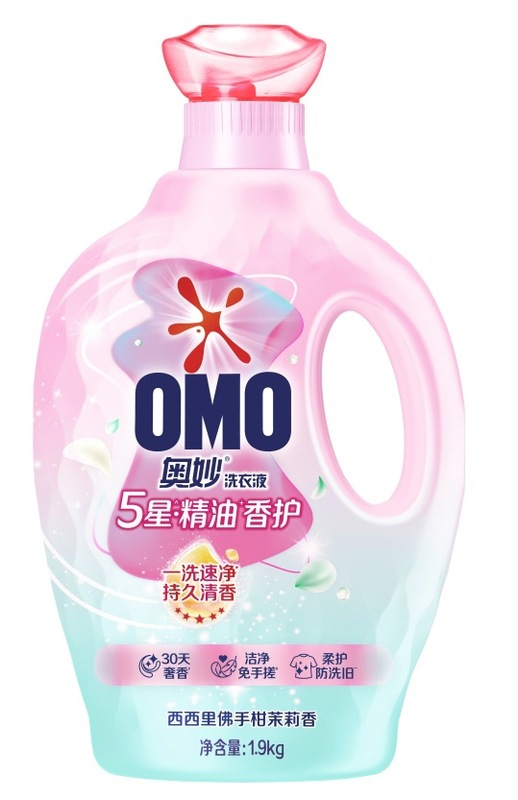 奥妙精油香护洗衣液1.9kg /1kg/2kg香氛玫瑰幽莲持久留香洁净去顽|undefined