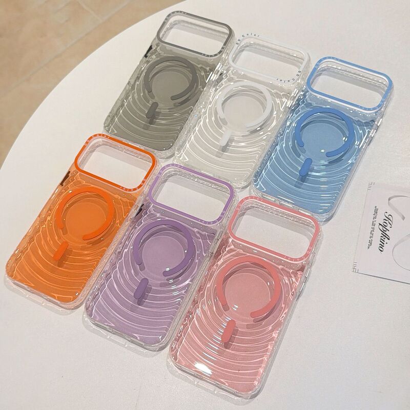 Ins Fengbaoyang Magnetic Case Suitable for Iphone17Pro Max Apple 16 Mobile Phone Case 14/15 Simple and Transparent Ins Fengbaoyang Magnetic Case Suitable for Iphone17Pro Max Apple 16 Mobile Phone Case 14/15 Simple and Transparent