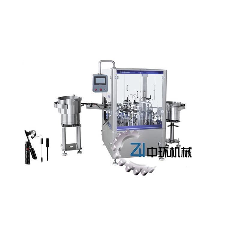 护肤品精华液旋盖机，全自动医药液体灌装机，睫毛膏灌装旋盖机灌