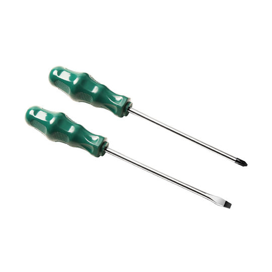 Manual screwdriver one-word Phillips screwdriver household plum blossom screwdriver hardware tools with magnetic screwdriver wholesale