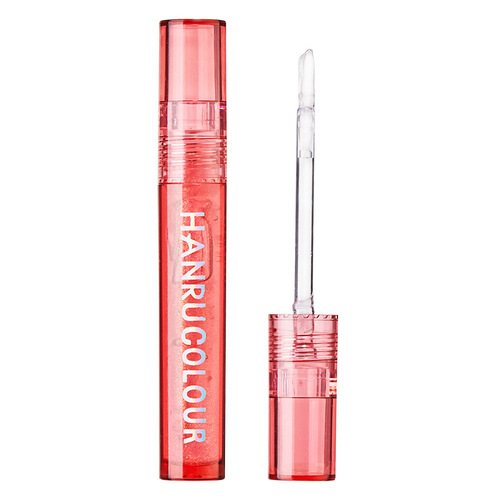 Han Rujing's dazzling color lip gloss is hydrating and moisturizing, pearlescent fine glitter fades lip lines, jelly glass lip transparent lip care oil