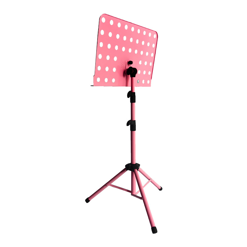 Soportes de música retráctiles para uso doméstico, suministro del fabricante, disponibles en varios colores, aptos para guitarra, guzheng, batería y teclado electrónico.