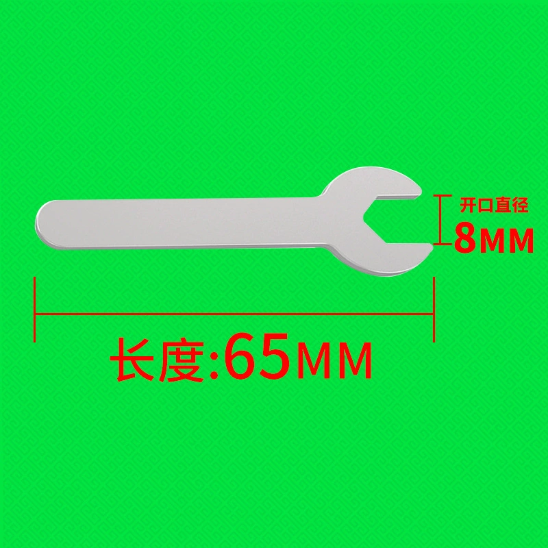 Открытый гаечный ключ 8 мм железный тонкий гаечный ключ простой соответствующий гаечный ключ оцинкованный гаечный ключ