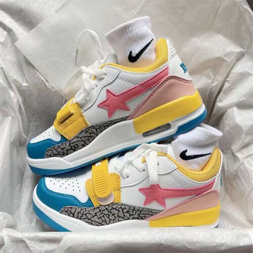 National trend ins style star air cushion shoes for women niche original couple versatile student running light sports shoes for men and women