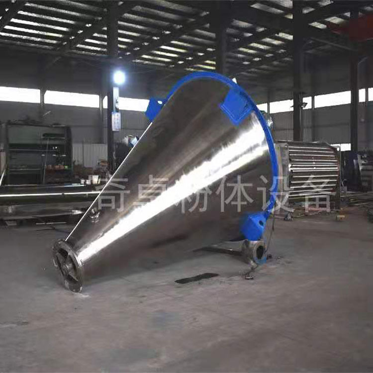 立式高速搅拌机设备厂家供应 奇卓砂浆添加剂双螺旋锥形混合机