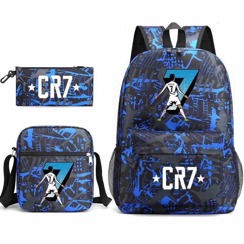 Mochila de tres piezas, mochila para hombres y mujeres, mochila a prueba de salpicaduras [una también es precio al por mayor] mochila de espalda protectora