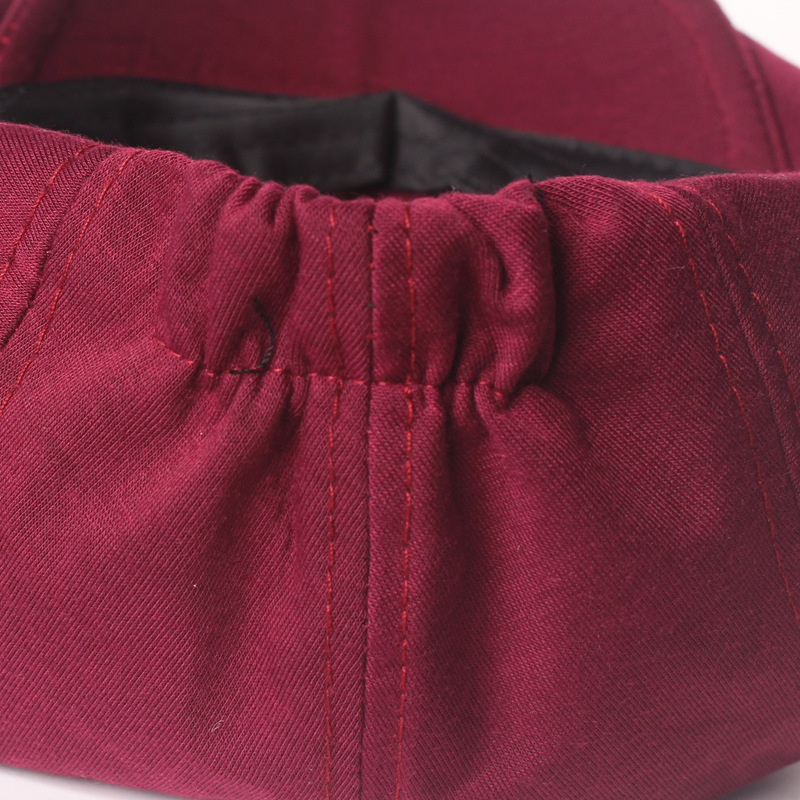 Unisex Solid color simple wool cap men and women's forward hat beret_voghion.com