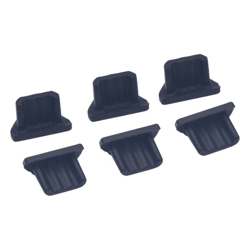 Enchufe del polvo del teléfono móvil que carga el enchufe del auricular del enchufe del teléfono móvil de Android enchufe del polvo del silicón del USB Micro