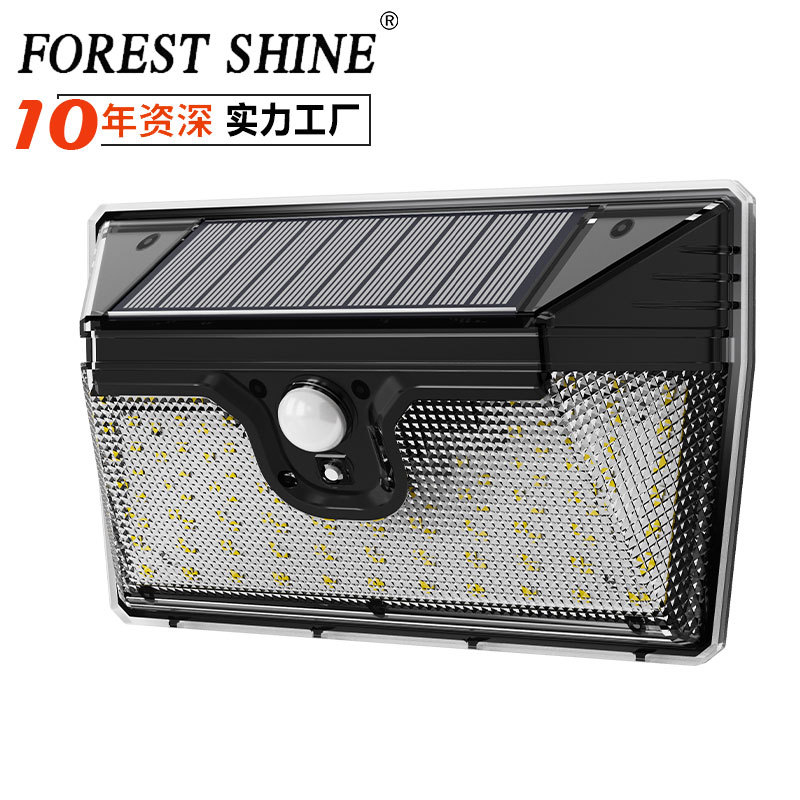 Caliente solar lámpara de pared al aire libre 100led lámpara de pared al aire libre iluminación patio impermeable Cuerpo Humano inducción lámpara de pasillo