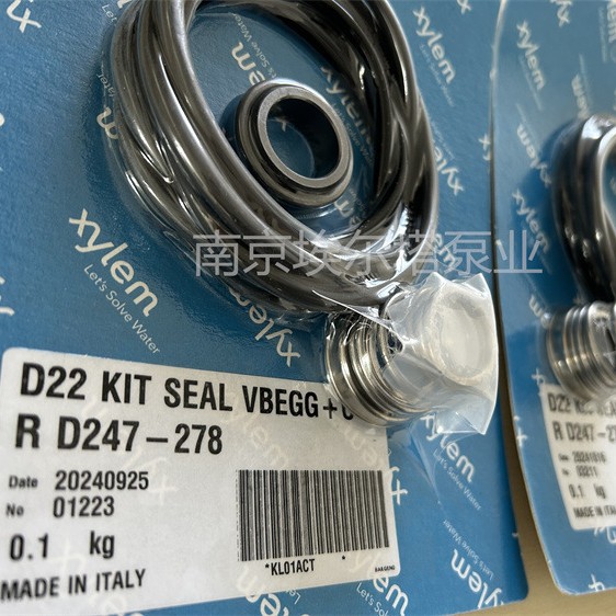 XYLEM赛莱默水泵机械密封  罗瓦拉LOWARA水泵配件D22 KIT SEAL
