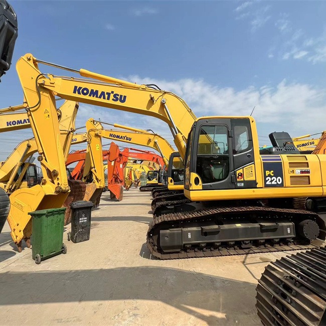 Fabricante de baja exportación de segunda mano Komatsu220 450 200 excavadora de alta calidad garantía de calidad image 5