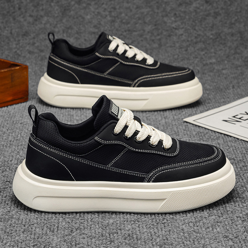 Men's shoes 2026 new summer mesh breathable casual sports shoes for teenagers, lightweight versatile thick-soled height-increasing sneakers Men's shoes 2026 new summer mesh breathable casual sports shoes for teenagers, lightweight versatile thick-soled height-increasing sneakers