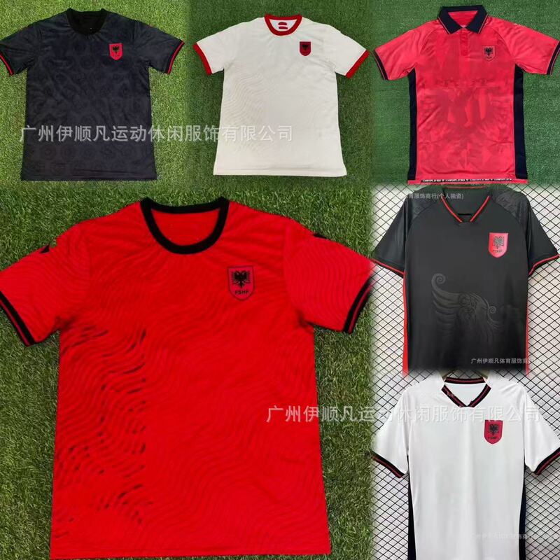 Albania Home and Away Football Jersey 26-27 Albania Home Away Jersey Shirt Albania Home and Away Football Jersey 26-27 Albania Home Away Jersey Shirt