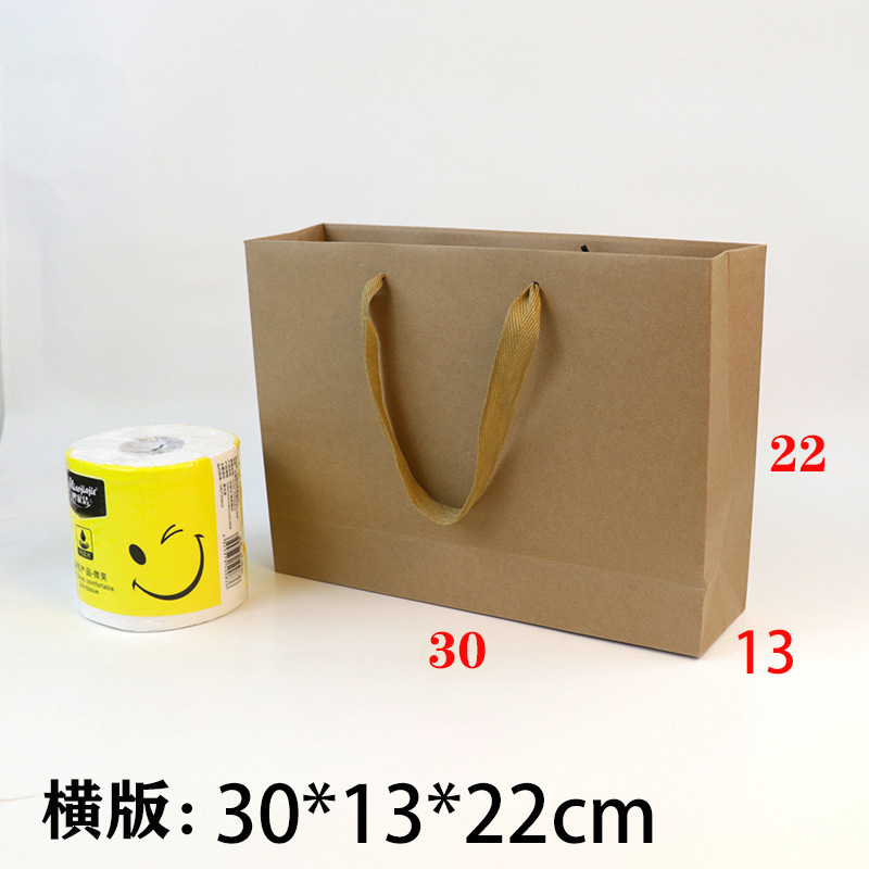 Bolsas de papel kraft, bolsas de embalaje cuadradas gruesas, bolsas de compras extra grandes al por mayor, bolsas de regalo portátiles