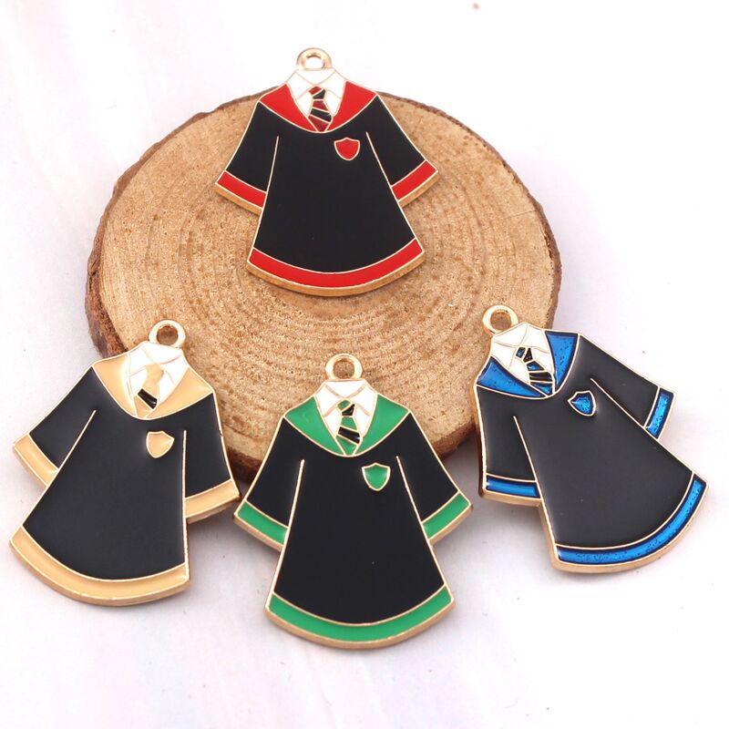 Harry Potter school uniform alloy oil diy earrings jewelry hair accessories keychain pendant accessories
