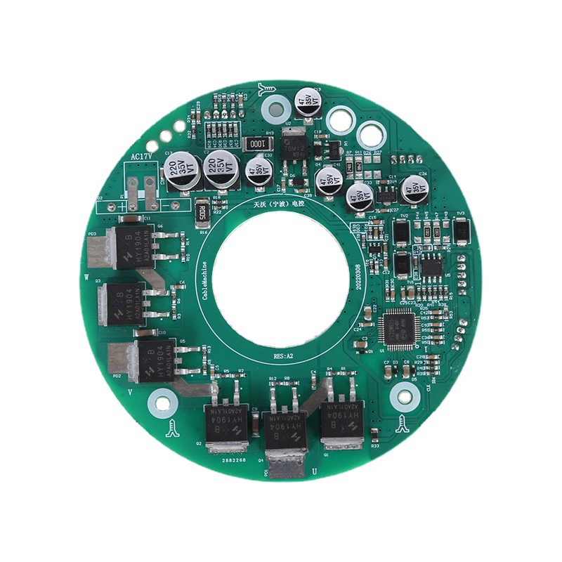 Brushless engine, control panel, controller, drum