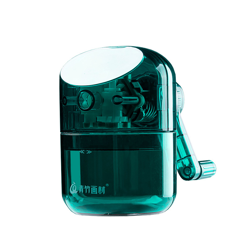 máquina de afilar lápiz de bambú verde máquina de dibujo de bocetos manual máquina de afilar lápiz especial para lápiz de carbón máquina de alimentación automática de lápiz afilar lápiz