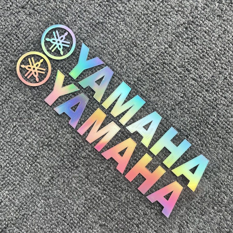 ヤマハのステッカーのオートバイの反射ステッカーのヤマハの車の標識の福穎125はレーザーのまぶしい夜光のステッカーを改造します。