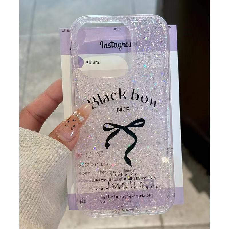 Polvo de brillo IMD transfronterizo para estuche para teléfono móvil iphone15 Apple 15/14pro Japón y Corea 13/12 femenino 11