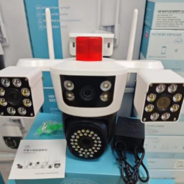 yoosee网络摄像头wifi camera无线摄像机有看头室外防盗 三镜头