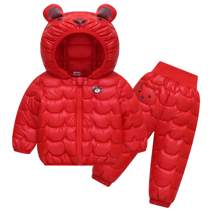 Chaqueta acolchada de algodón para niños y niñas Otoño e Invierno chaqueta acolchada de algodón engrosada ligera chaqueta acolchada de algodón para bebés