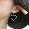 Japanese cute earrings heart-shaped, wholesale