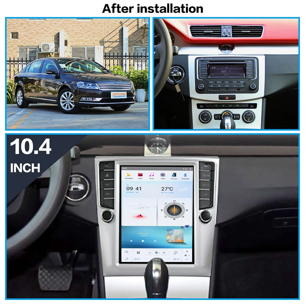 Suitable for Volkswagen Magotan CC old Magotan B7 central control large-screen display navigation modified Android vertical screen smart car machine