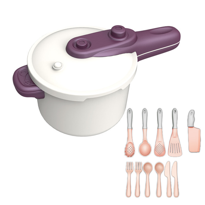 Simulación transfronteriza de sonido y luz para niños, pastel de postres, fruta, corte, tacto, cubiertos de cocina, juguetes caseros