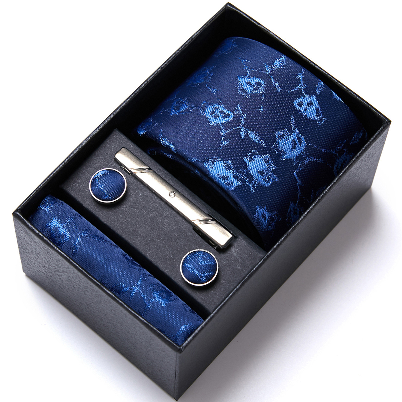 Fabricante en stock de los hombres corbata caja regalo traje ropa formal negocios boda trabajo grupo camisa accesorios verano nuevo