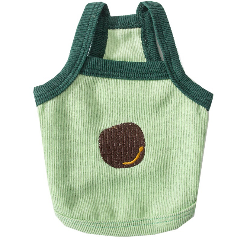 Aguacate perrito ropa verano Theddy PET oso gato pequeño cachorro primavera y verano chaleco
