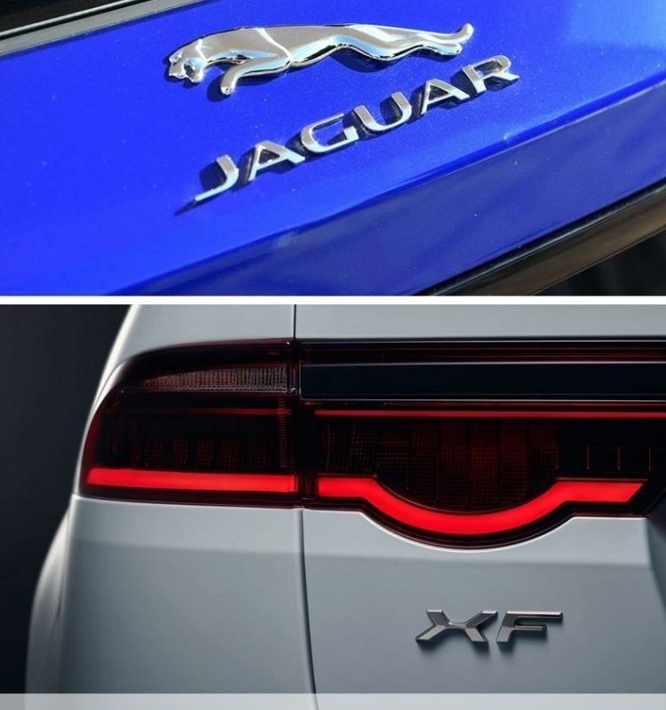 Jaguar car emblem XJL XFL XE FAPYE FTYPE rear tail emblem trunk leopard logo lettering displacement