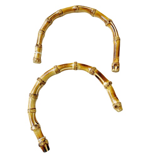 Real bamboo root handles, retro bamboo national style handbag bamboo handles, bag accessories handles
