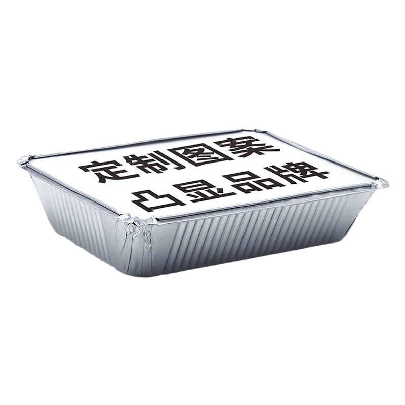 Оловянная коробка оптом пищевая одноразовая упаковочная коробка Высокая температура здоровья охрана окружающей среды барбекю рис специальная коробка для завтрака