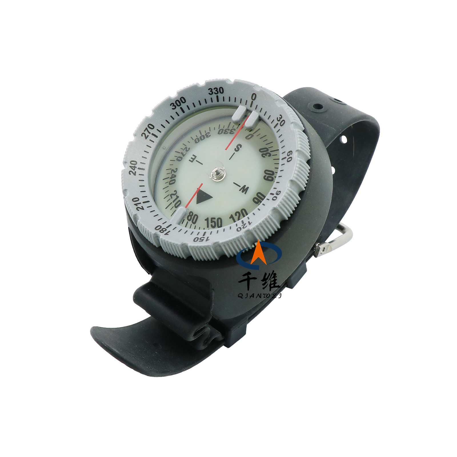 Nuevo producto sumergible fuerte magnético 50 m cuerda elástica brújula brújula brújula bajo el agua con brújula impermeable luminosa en stock