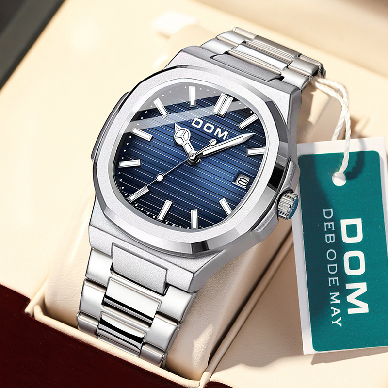 Dom 8022 Classic Men's Watch Business Style Waterproof Luminous Wristwatch Gift Luxury Men's Quartz Watch