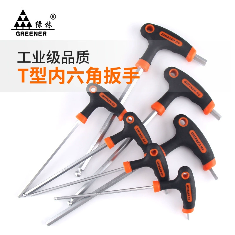 Green Forest Т-образный шестигранный ключ/шестигранный ключ ручная отвертка