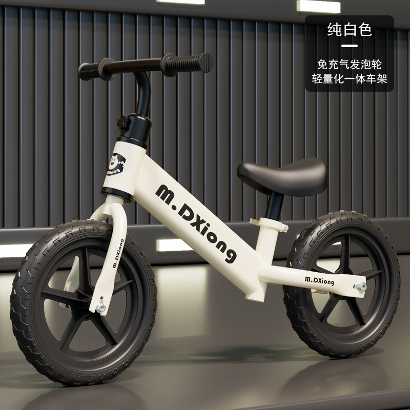Bicicletas de equilibrio para niños sin pedal 1 - 3 - 6 - 8 años 2 patinetes para bebés niños y niñas patinando fábrica cabello recto