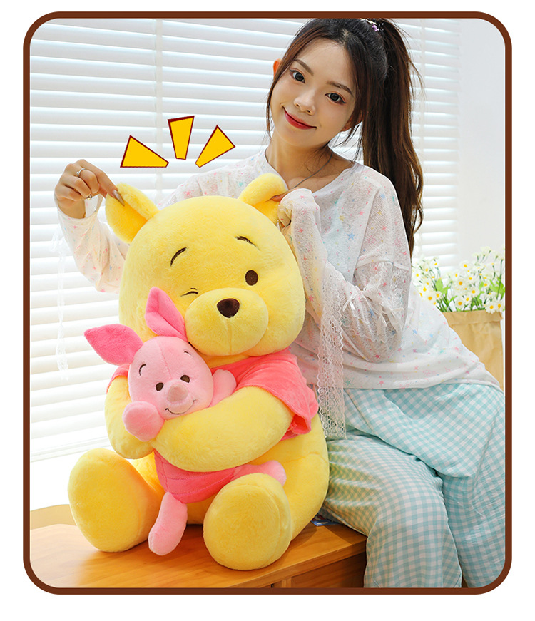 Plush Winnie the Pooh Doll for Sleeping, Pillow, Bed Companion, Stuffed Winnie the Pooh Doll