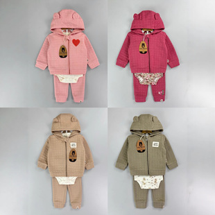 babyclothes Kiabi��Ůͯ�l��3����baby boy/girl jacket 2pcs