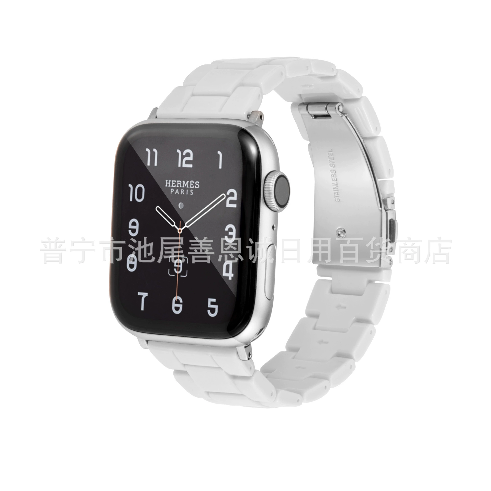 Подходит к Apple iWatch7 Galaxy Watch6/20 мм Candy Resin Akliel Sanzhu Sanzhu браслет браслет Glacier